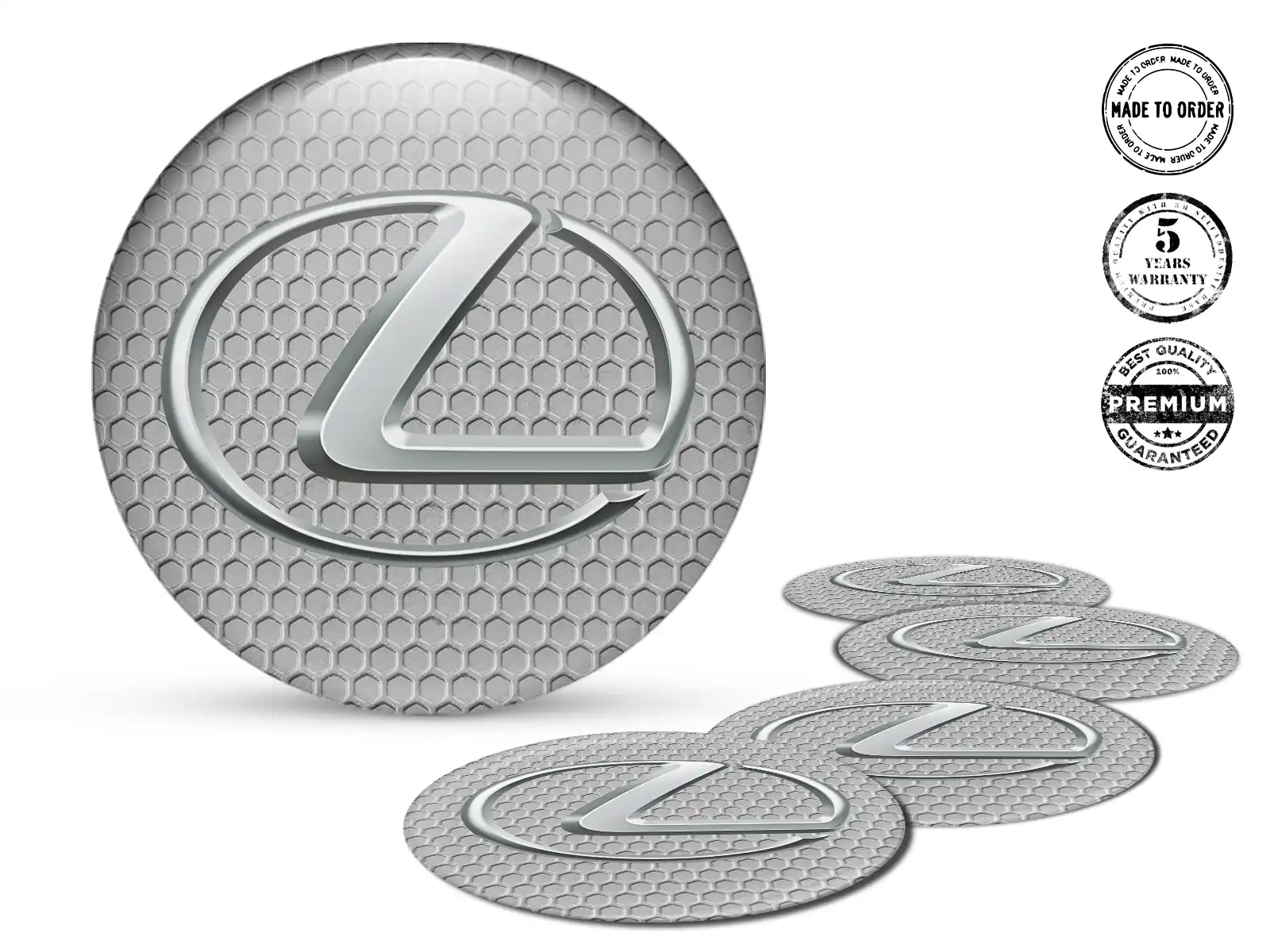 Lexus Pegatina de Tapacubos Diseño Etiquetas de Cúpula